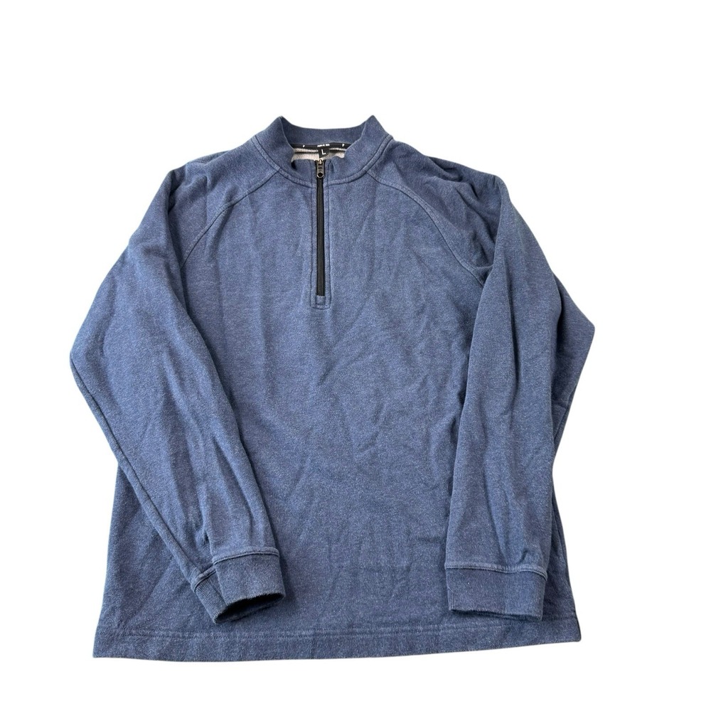 Public Rec Blue 1/2 Zip Men’s Performance Sweater Size Large L